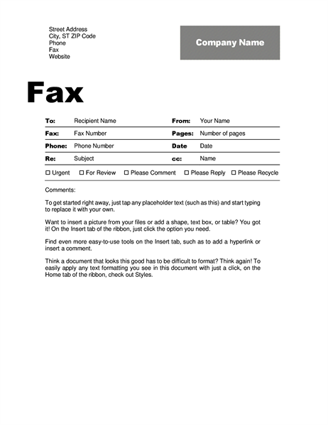 sample fax cover sheet, generic fax cover sheet