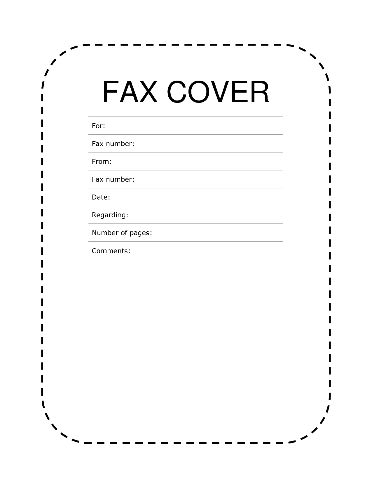 free faxing, fax cover