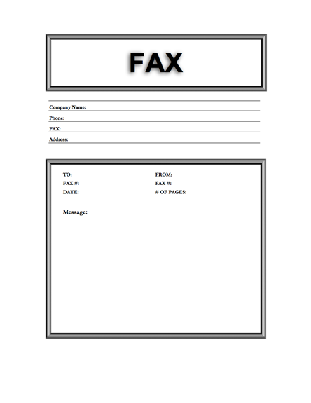 fax cover sheet printable, cover sheet template