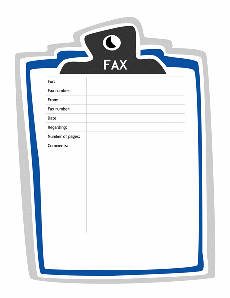 Fax Cover Sheet template